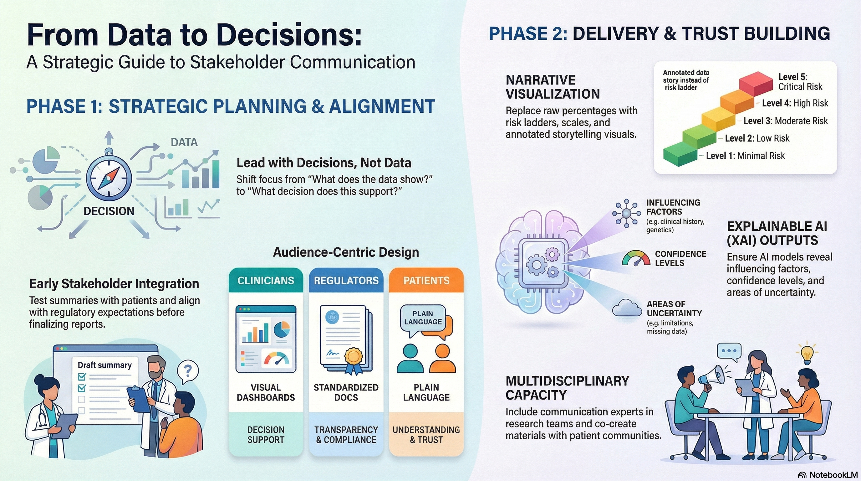 Communicating precision medical data across stakeholders