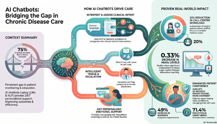 The Role of AI Chatbots in Chronic Disease Care